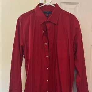 Saddlebred Men's Red Dress Shirt